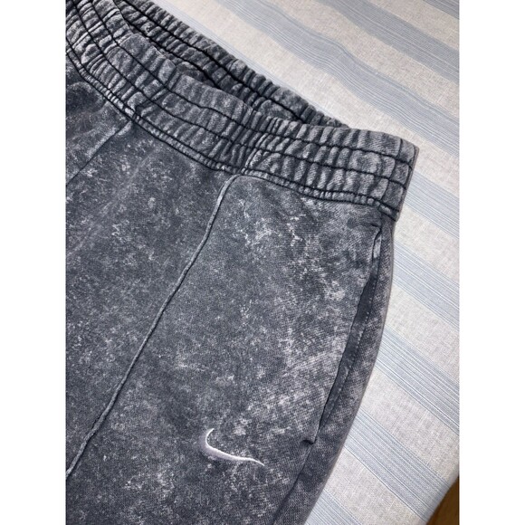 Nike Acid Wash Sweatpants Men's Medium Gray Jogger Pants Swoosh DD5630 Cuffed - Picture 3 of 9